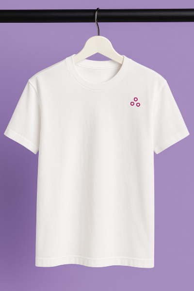 indi3 white t shirt