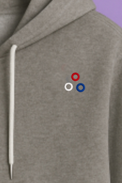 indi3 grey hoodie