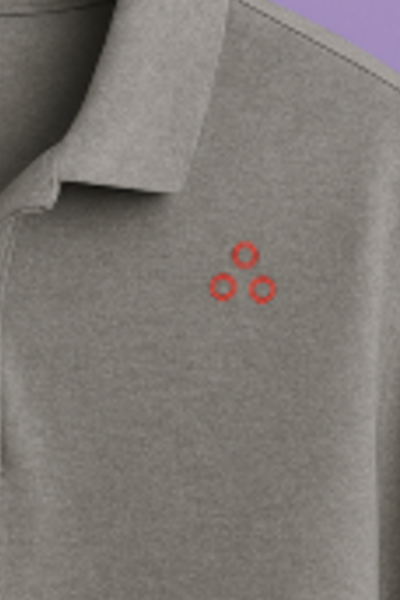 indi3 grey polo