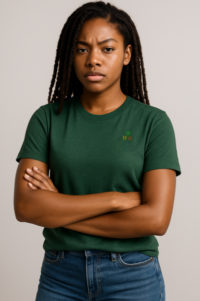 indi3 green t shirt